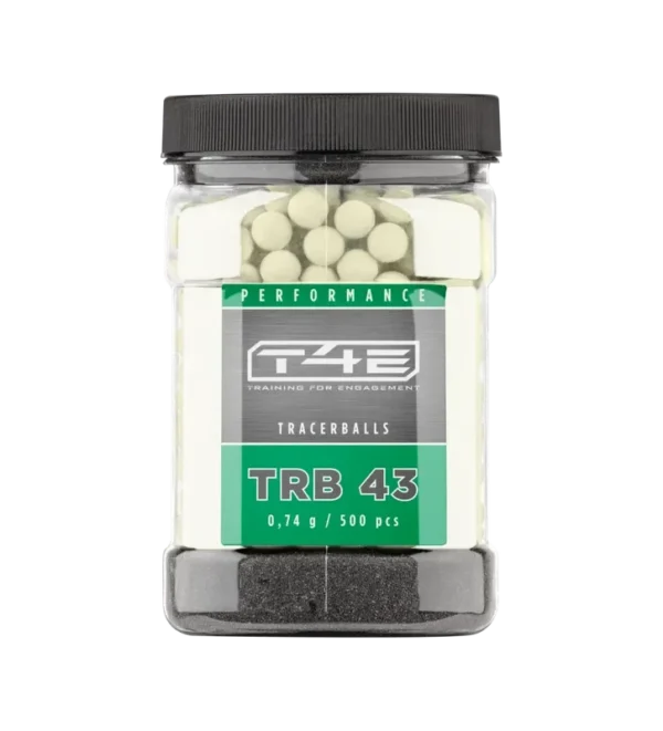 Billes pour arme de défense T4E Fluorescentes – Cal. 43 x500