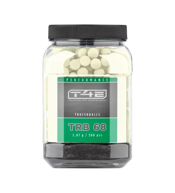 Billes pour arme de défense T4E Fluorescentes – Cal. 68 x500