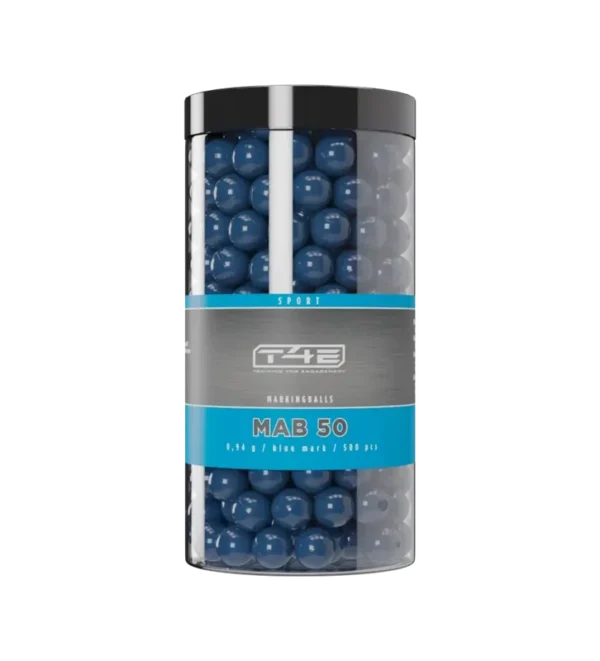 Billes pour arme de défense T4E Peinture bleue – Cal. 50 x500