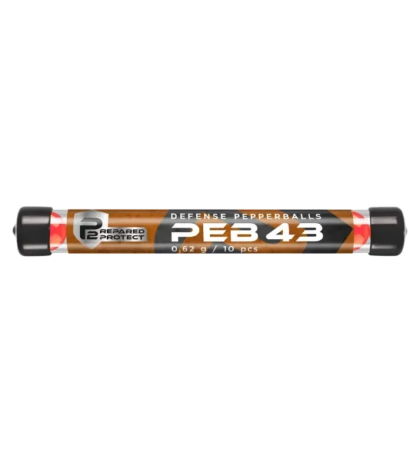 Billes pour arme de défense T4E Poivre – Cal. 43 x10