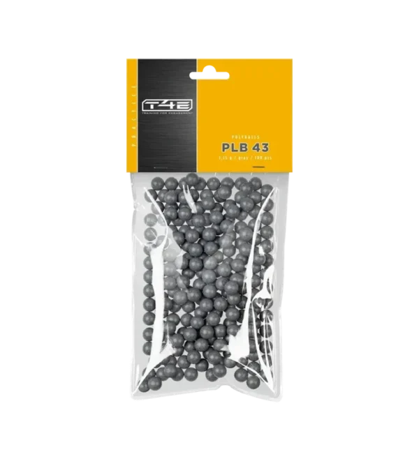 Billes pour arme de défense T4E Synthétiques pour plinking – Cal. 43 x100