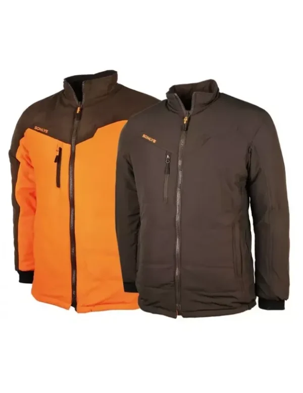 Blouson de chasse Somlys Multi-Hunt réversible orange/marron