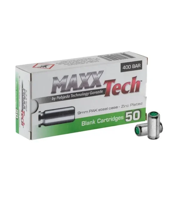 Boîte de 50 cartouches cal. 9 mm PAK à blanc – Tout-Chasse.fr
