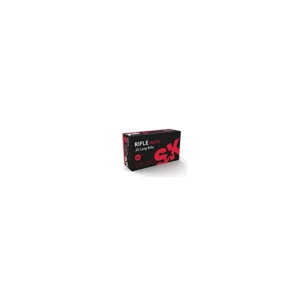 BOITE DE 50 CARTOUCHES SK RIFLE MATCH CALIBRE 22LR 40GR | WesternGuns