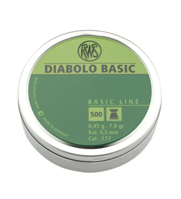 Boîte de 500 plombs diabolos basic plats cal. 4,5 mm – Tout-Chasse.fr