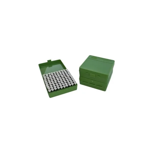 BOITE DE RANGEMENT MTM 100 CARTOUCHES CALIBRE 44 /45LC | WesternGuns