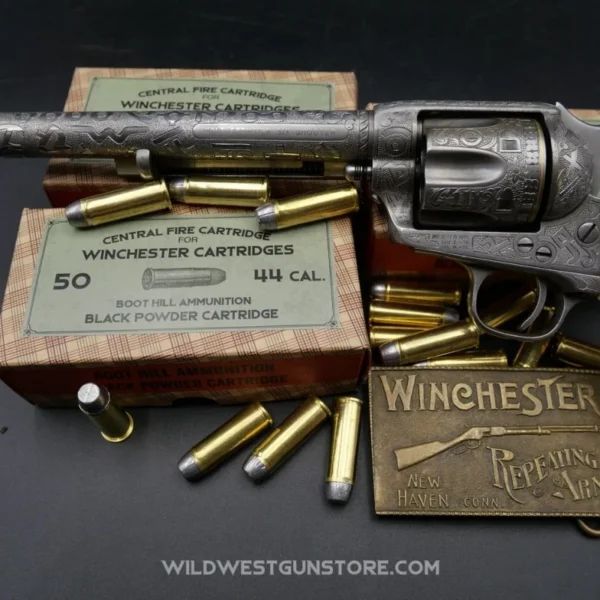 Boite Western de 50 cartouches calibre 44-40 poudre noire