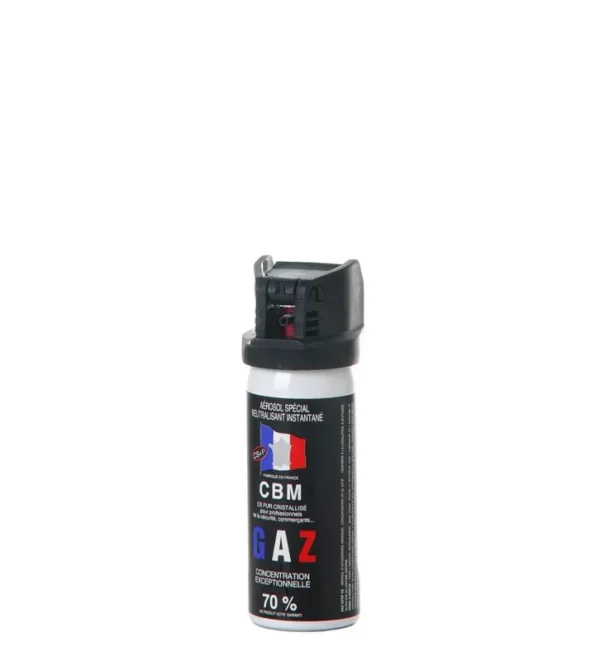 Bombe de défense CBM à gaz – Clapet – 50 ml – Tout-Chasse.fr