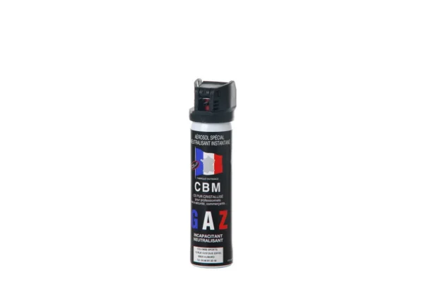 BOMBE GAZ DEFENSE CS CAPOT CLAPET 75ML