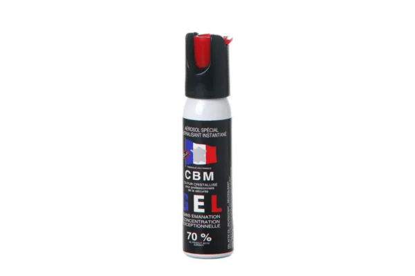 BOMBE GEL DEFENSE CS CAPOT 1/4 DE TOUR 25ML