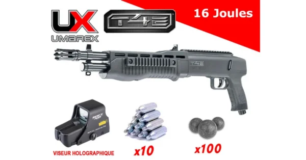 Fusil de défense Umarex T4E – TB68 – HDB 68 – T4E avec visée holographique