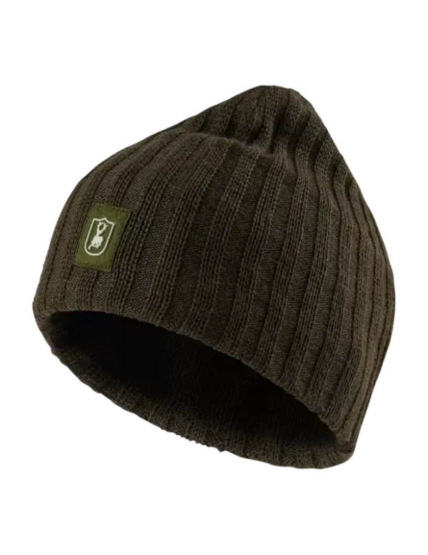 Bonnet tricot Deerhunter marron