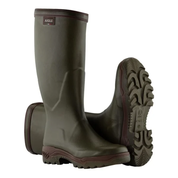 Bottes caoutchouc Parcours II kaki – Aigle – P41