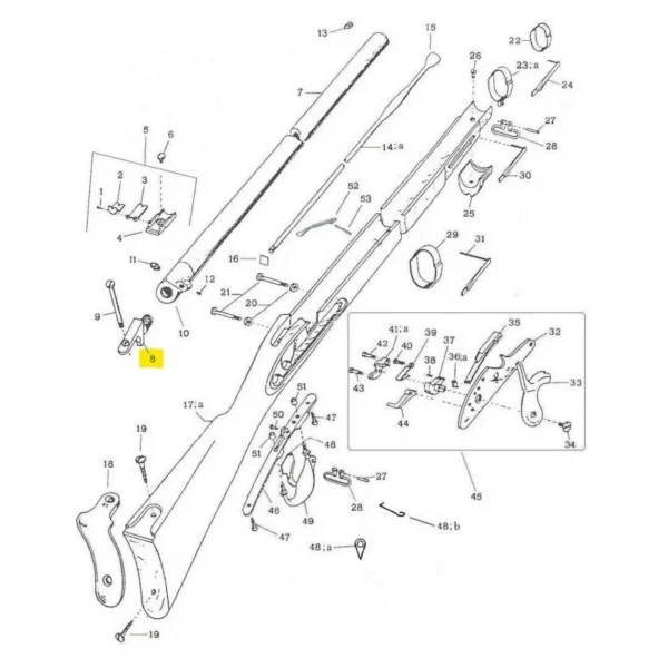 BOUCHON DE CULASSE SPRINGFILED PEDERSOLI REF 800008029 | WesternGuns