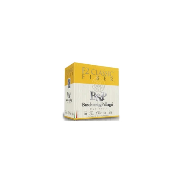 Cartouches B&P F2 Classic Fiber Cal.20/67 N°6 – Chasse petit gibier