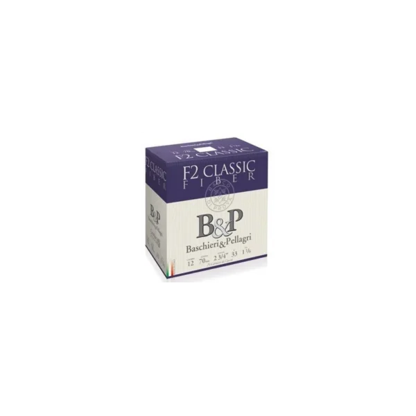 Cartouches B&P F2 Classic Fiber Cal.12 plomb N°8 – Performance et tradition | CNP-TIR