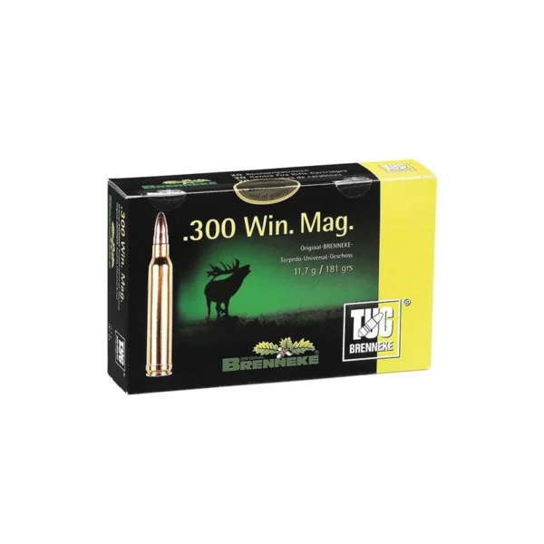 BRENNEKE CAL.300 WIN MAG TUG 181GR / 11.7 GRAMMES