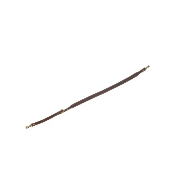 Bretelle plate croute grasse piquée larg 25 mm avec mousqueton – Tout-Chasse.fr