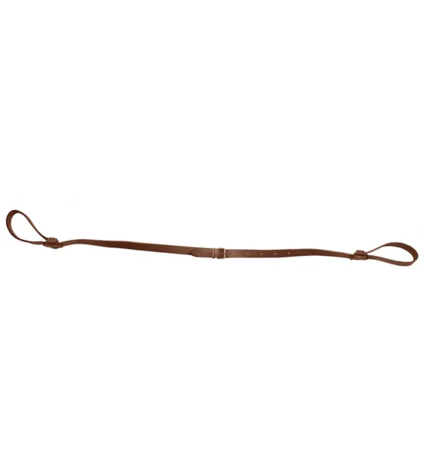 Bretelle cuir pleine fleur double lasso plate – Country Sellerie – Tout-Chasse.fr