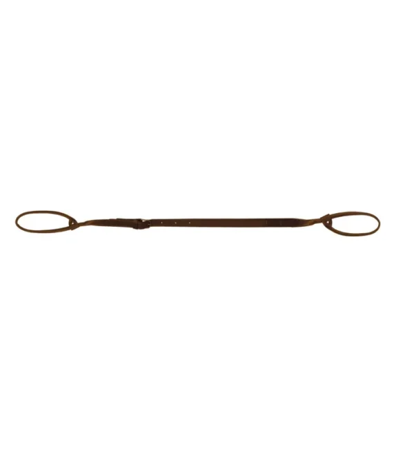 Bretelle en cuir pleine fleur double lasso – Country Sellerie – Tout-Chasse.fr