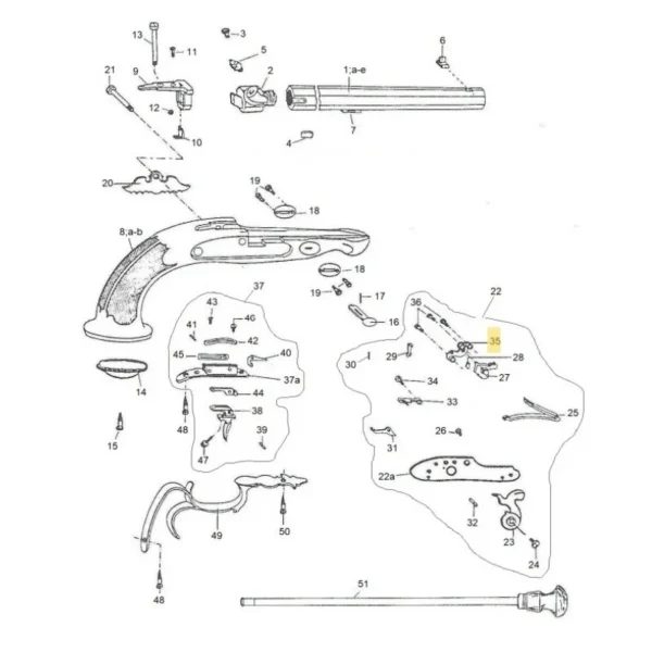 BRIDE LE PAGE PEDERSOLI REF 800002206 | WesternGuns