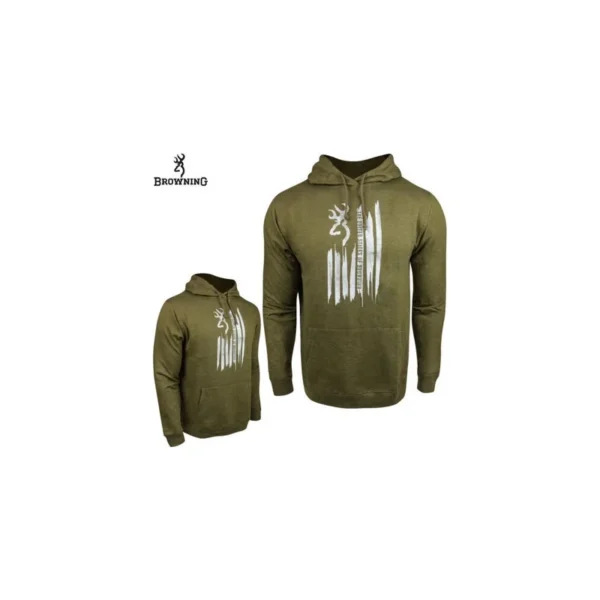 Browning Jackson Flag Hoodie Beech