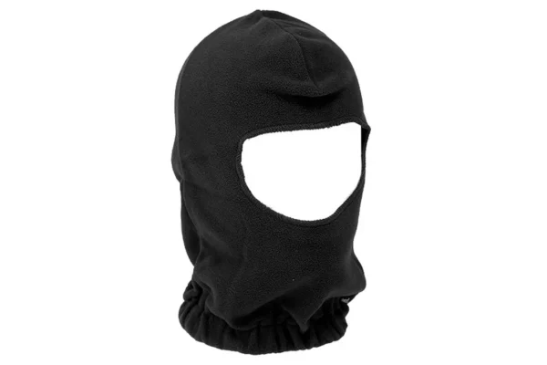 Cagoule polaire 1 trou Noire