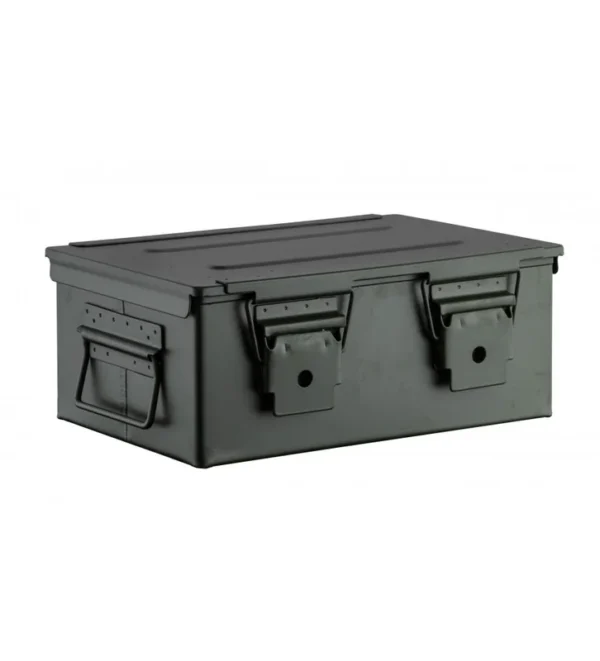 Caisse à munitions métallique verte 33x22x13cm – Tout-Chasse.fr