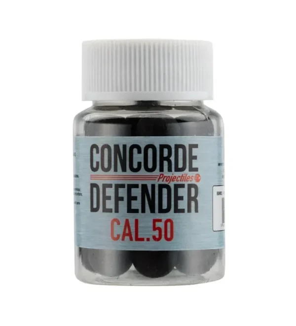 Cal. 50 – Billes de Défense caoutchouc -Pot de 30 billes – Tout-Chasse.fr