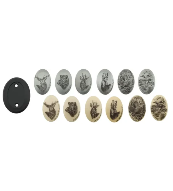 Calotte motif animaux – Ivoire ou Argent – Tout-Chasse.fr