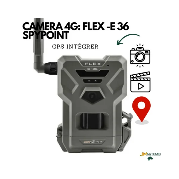 CAMERA DE CHASSE 4G+PANNEAU SOLAIRE: FLEX-S SPYPOINT PHOTOS ET VIDEOS