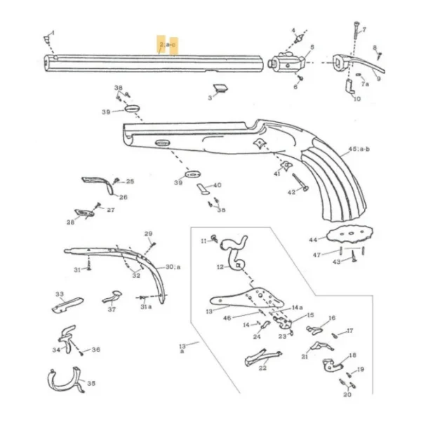 CANON MANG IN GRAZ PEDERSOLI CAL 44 | WesternGuns