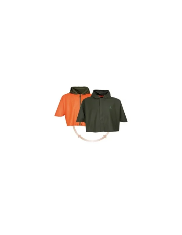 Capeline Réversible Kaki/Orange – PERCUSSION