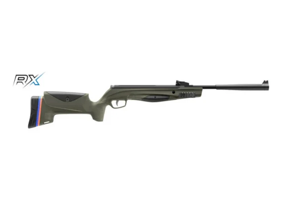 CARA AIR STOEGER RX3 TAC SYNTH HAUSSE + GUIDON CAL.4,5 7.5J VERTE RXT3002D