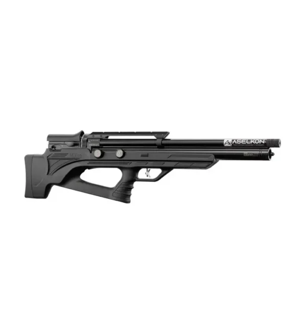 Carabine à air PCP Aselkon MX10 Régulateur Jet Black Cal. 5.5 <19J - Tout-Chasse.fr
