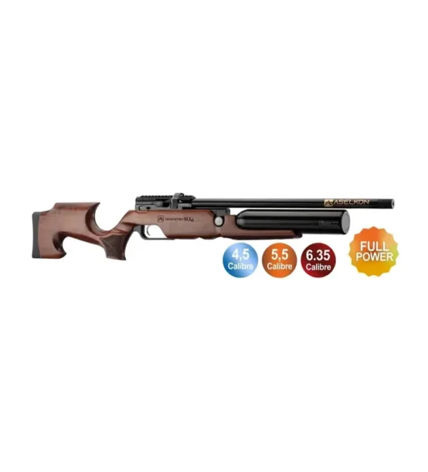 Carabine à air PCP Aselkon MX6 Jet Black Grande Puissance – Tout-Chasse.fr