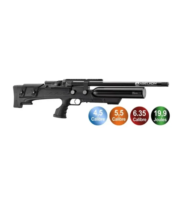 Carabine à air PCP Aselkon MX8 Evoc Régulateur <19J - Tout-Chasse.fr