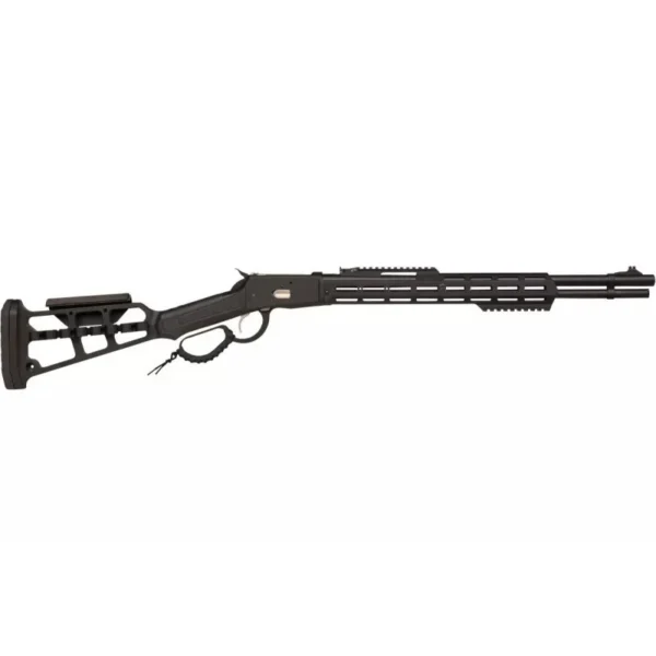 Carabine à levier sous garde HUGTEK LVR SXB boîtier Noir-Alu-MLock Alu-c/357Mag Longueur du canon 51 cm