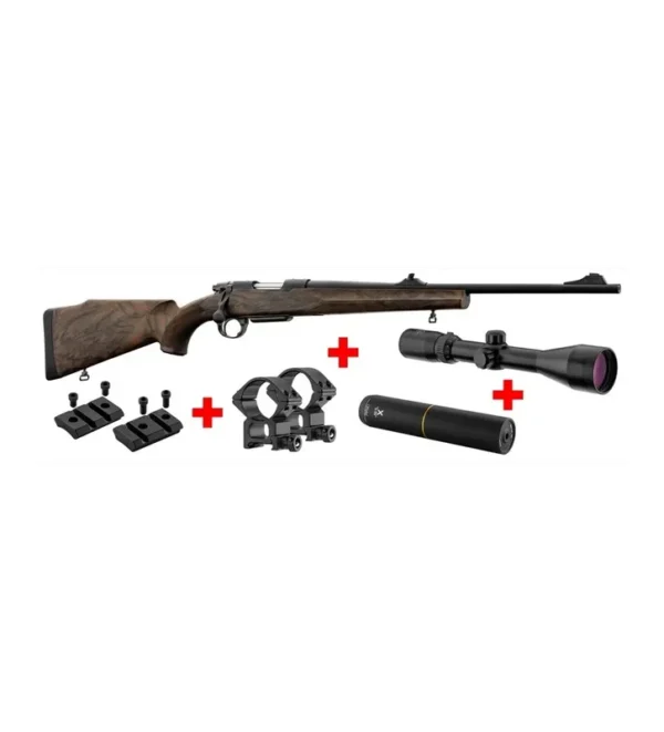 Pack carabine Renato Baldi CF01 Cal. 222 Rem + Lunette RTI 4-12×50 + Modérateur Stalon X108 – Tout-Chasse.fr