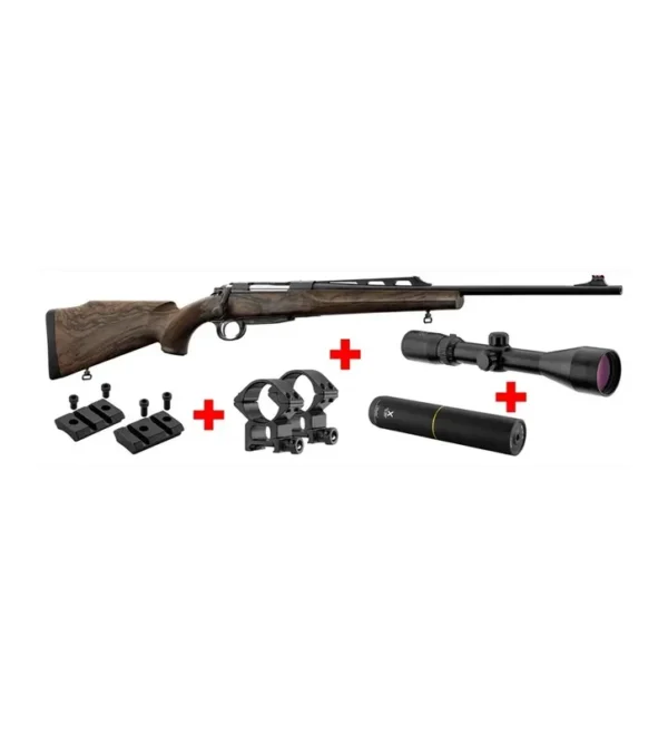 Pack carabine Renato Baldi CF01 Cal. 30-06 Sprg + Lunette RTI 4-12×50 + Modérateur Stalon X108 – Tout-Chasse.fr