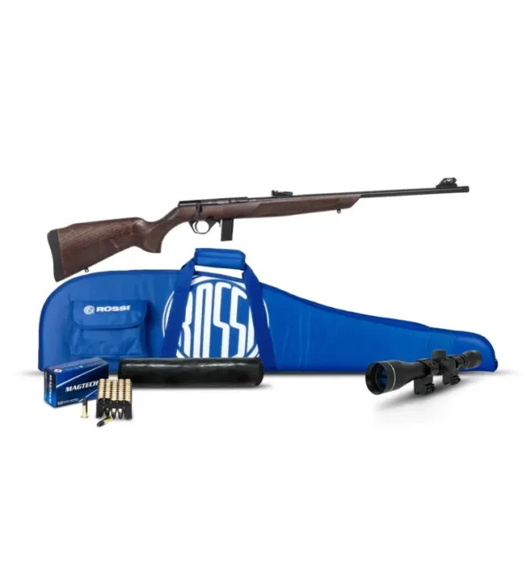 Carabine Rossi 8122 Bois – Cal. 22 LR + lunette 4×32 – Tout-Chasse.fr