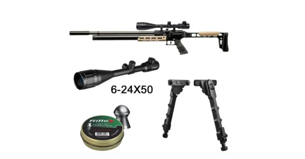 Carabine Snowpeak Mercury / AP1000 PCP cal. 5.5mm 19.9 joules + lunette de tir 3-9×40