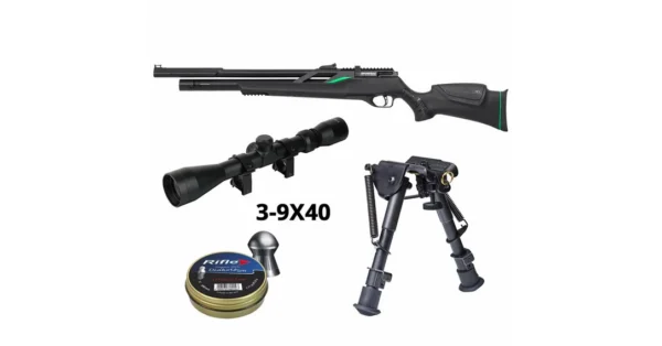 Carabine Snowpeak T-REX PCP cal. 4.5mm 19.9 joules + lunette de tir 3-9×40