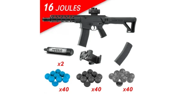 Carabine T4E TC68 cal. 68 full auto 16 joules + Viseur point rouge