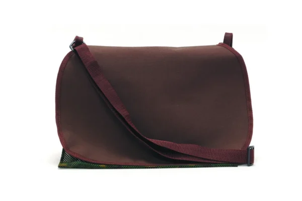 CARNIER TOILE ET CUIR MARRON