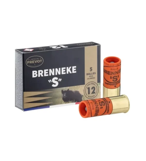 Balles Prevot BRENNEKE ”S” demi-blindée – Cal. 12/70 – Tout-Chasse.fr