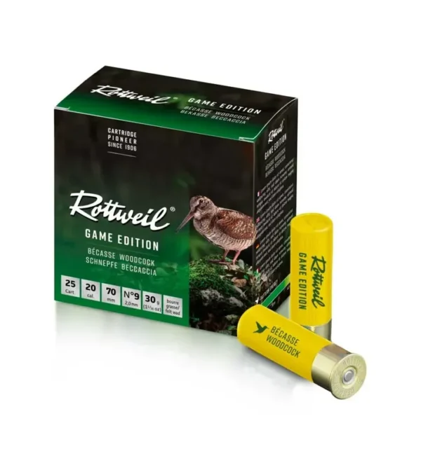 Cartouche Rottweil Becasse 20/70 x25 – Tout-Chasse.fr