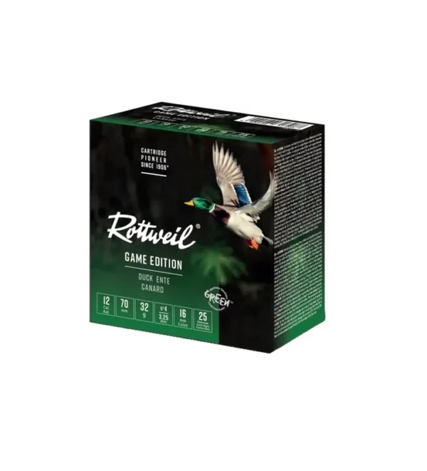 Cartouche Rottweil Canard 20/70 x25 – Tout-Chasse.fr