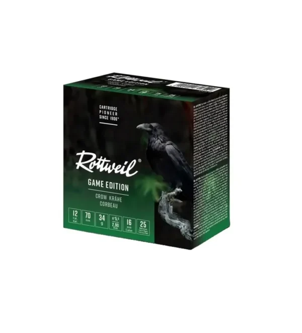 Cartouche Rottweil Corbeau 12/70 x25 – Tout-Chasse.fr