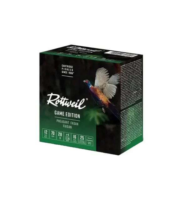Cartouche Rottweil Faisan 20/70 x25 – Tout-Chasse.fr
